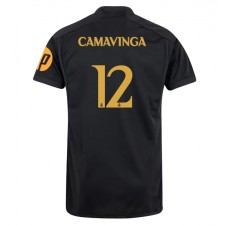 Real Madrid Eduardo Camavinga #12 Tredjedrakt 2023-24 Kortermet